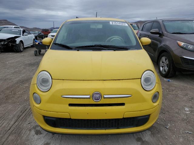 3C3CFFAR6CT385054 - 2012 FIAT 500 POP YELLOW photo 5