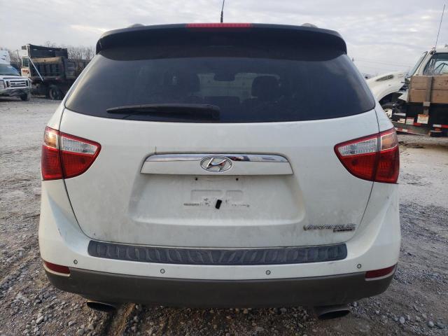 KM8NU4CC1AU105868 - 2010 HYUNDAI VERACRUZ GLS WHITE photo 6