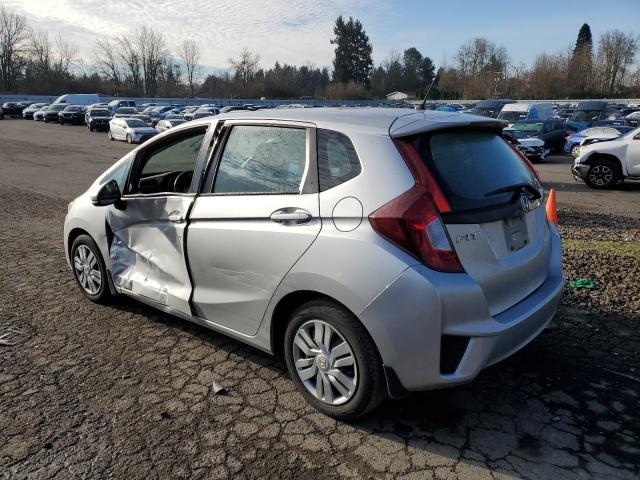 3HGGK5H5XFM752544 - 2015 HONDA FIT LX SILVER photo 2