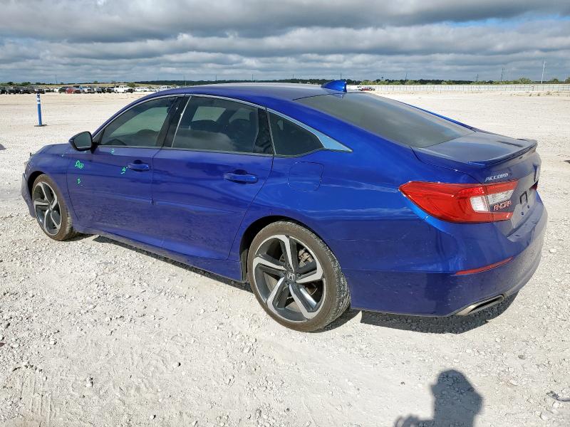 1HGCV1F37JA246174 - 2018 HONDA ACCORD SPORT Blau Foto 2