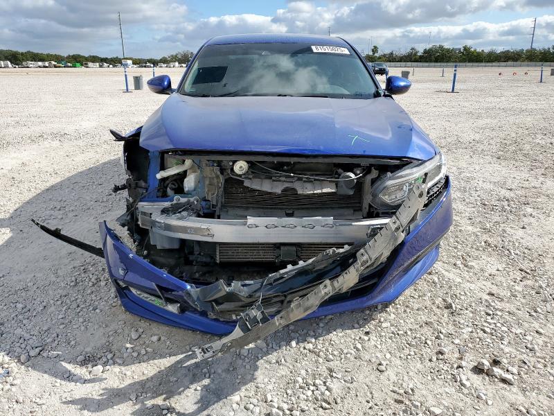 1HGCV1F37JA246174 - 2018 HONDA ACCORD SPORT Blau Foto 5