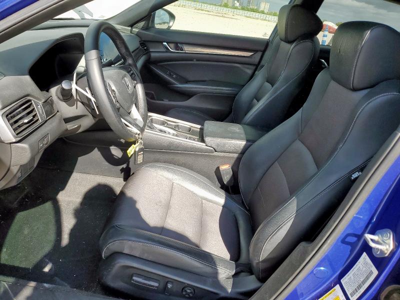 1HGCV1F37JA246174 - 2018 HONDA ACCORD SPORT Blau Foto 7