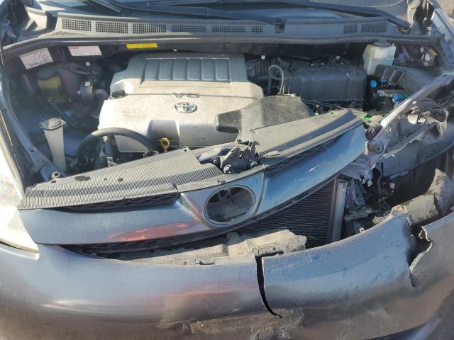 5TDZK23C78S129199 - 2008 TOYOTA SIENNA CE BLUE photo 12