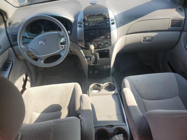 5TDZK23C78S129199 - 2008 TOYOTA SIENNA CE BLUE photo 8