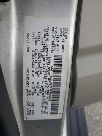 JT3GN86R1X0126239 - 1999 TOYOTA 4RUNNER SR5 银色 照片 13