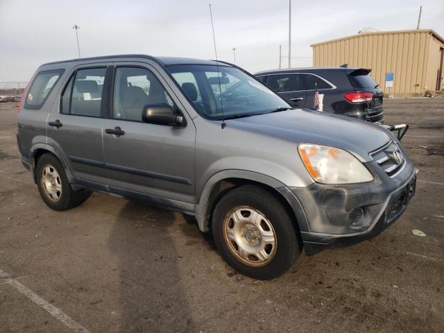 JHLRD68566C009262 - 2006 HONDA CR-V LX SILVER photo 4