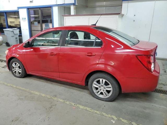 1G1JC5SGXD4229828 - 2013 CHEVROLET SONIC LT RED photo 2