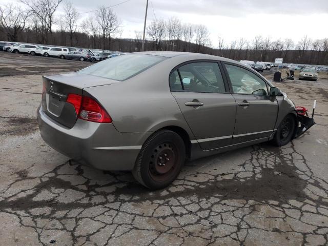 1HGFA16547L088562 - 2007 HONDA CIVIC LX GRAY photo 3