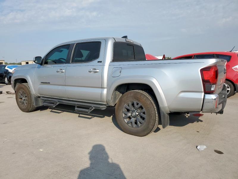 3TMAZ5CN9NM173180 - 2022 TOYOTA TACOMA DOUBLE CAB SILVER photo 2