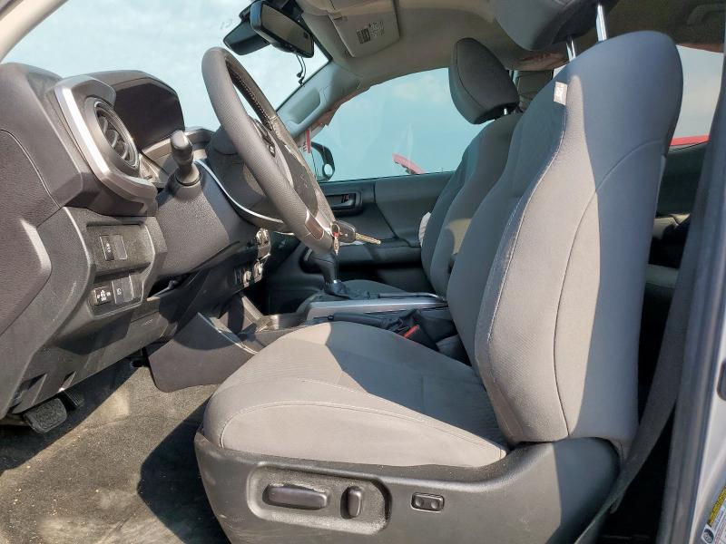 3TMAZ5CN9NM173180 - 2022 TOYOTA TACOMA DOUBLE CAB SILVER photo 7