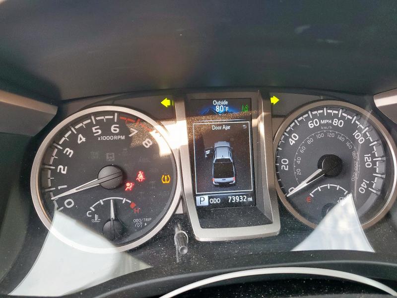 3TMAZ5CN9NM173180 - 2022 TOYOTA TACOMA DOUBLE CAB SILVER photo 9