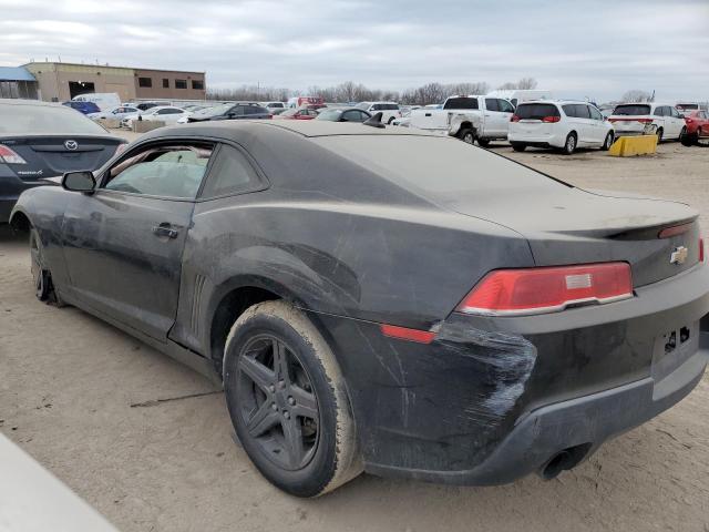 2G1FC1E30F9104036 - 2015 CHEVROLET CAMARO LT BLACK photo 2