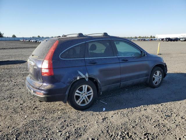 5J6RE4H73AL036101 - 2010 HONDA CR-V EXL BLUE photo 3