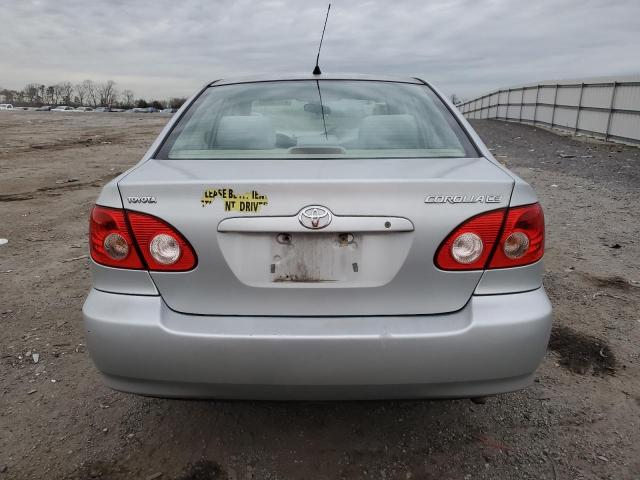 1NXBR32E07Z914272 - 2007 TOYOTA COROLLA CE SILVER photo 6