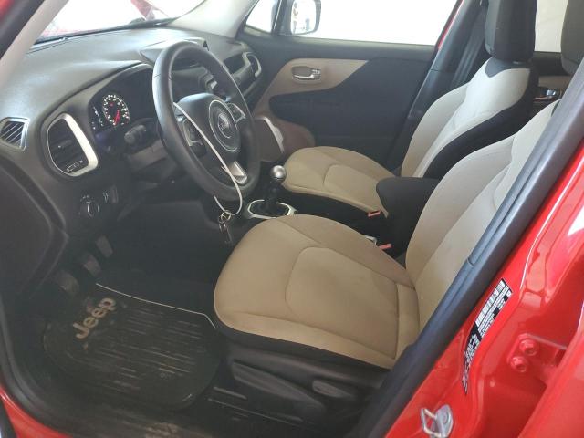 ZACCJAAH7HPG02274 - 2017 JEEP RENEGADE SPORT 红色 照片 7