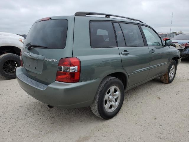 JTEGD21A640088348 - 2004 TOYOTA HIGHLANDER GREEN photo 3