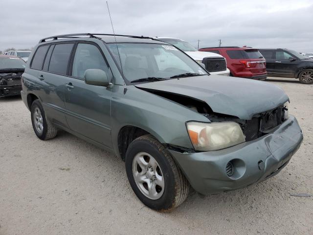 JTEGD21A640088348 - 2004 TOYOTA HIGHLANDER GREEN photo 4