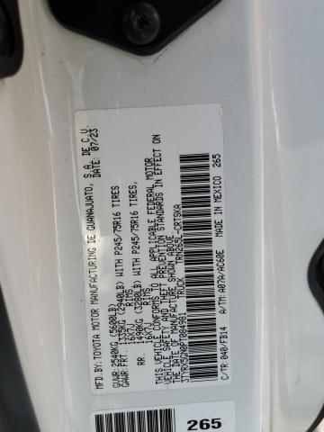 3TYRX5GN0PT084981 - 2023 TOYOTA TACOMA ACCESS CAB Blanc photo 12