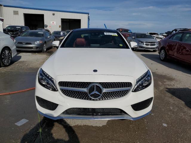 WDDWJ4JB8JF689255 - 2018 MERCEDES-BENZ C 300 WHITE photo 5