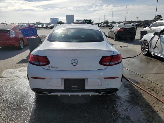 WDDWJ4JB8JF689255 - 2018 MERCEDES-BENZ C 300 WHITE photo 6