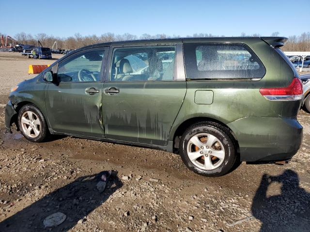 5TDZK3DC8ES407107 - 2014 TOYOTA SIENNA GREEN photo 2