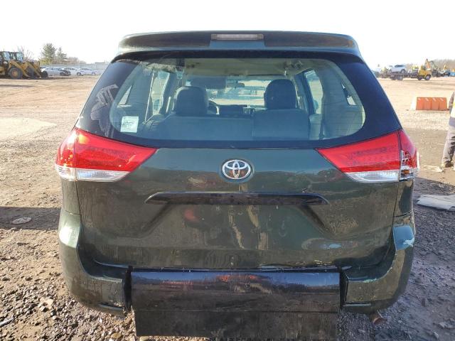 5TDZK3DC8ES407107 - 2014 TOYOTA SIENNA GREEN photo 6