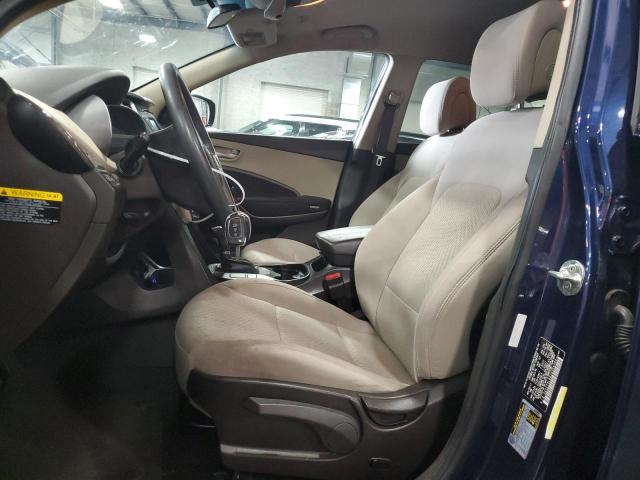 5XYZT3LB8JG556064 - 2018 HYUNDAI SANTA FE S BLUE photo 7