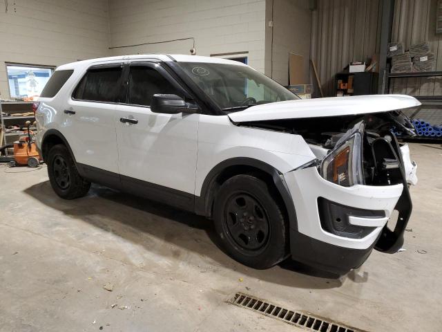 1FM5K8AR1JGB91914 - 2018 FORD EXPLORER POLICE INTERCEPTOR თეთრი ფოტო 4