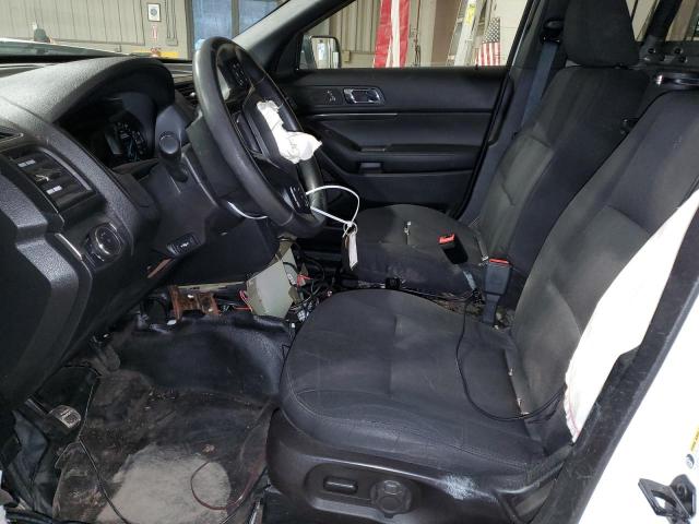 1FM5K8AR1JGB91914 - 2018 FORD EXPLORER POLICE INTERCEPTOR თეთრი ფოტო 7