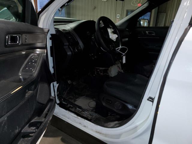 1FM5K8AR1JGB91914 - 2018 FORD EXPLORER POLICE INTERCEPTOR თეთრი ფოტო 8