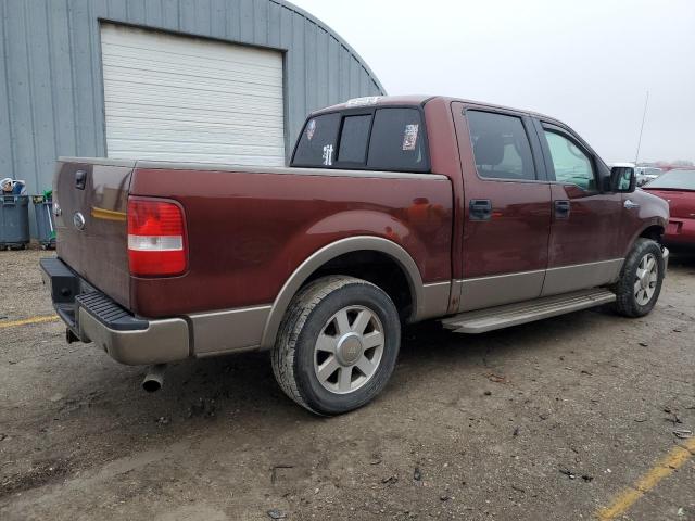 1FTPW12565KE28226 - 2005 FORD F150 SUPERCREW RED photo 3