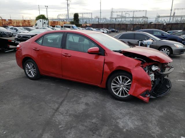 5YFBURHE2FP296056 - 2015 TOYOTA COROLLA L RED photo 4