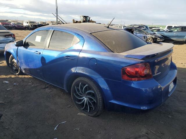 1C3CDZEG0CN253763 - 2012 DODGE AVENGER SXT BLUE photo 2