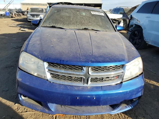 1C3CDZEG0CN253763 - 2012 DODGE AVENGER SXT BLUE photo 5