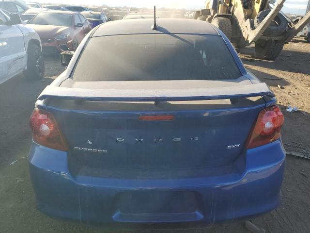 1C3CDZEG0CN253763 - 2012 DODGE AVENGER SXT BLUE photo 6