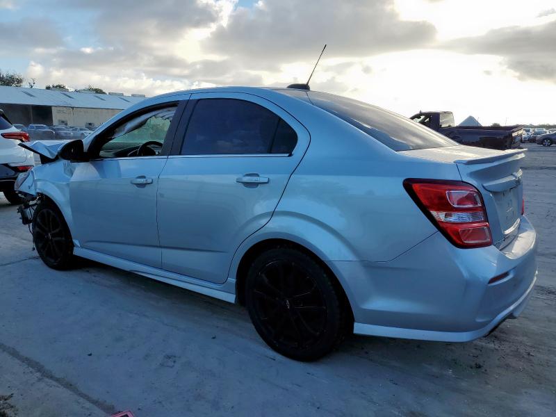 1G1JD5SB4J4133870 - 2018 CHEVROLET SONIC LT BLUE photo 2