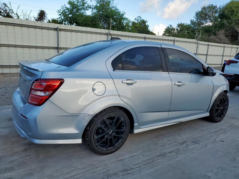 1G1JD5SB4J4133870 - 2018 CHEVROLET SONIC LT BLUE photo 3