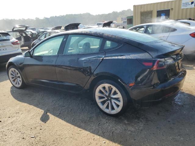 5YJ3E1EA0NF371464 - 2022 TESLA MODEL 3 შავი ფოტო 2