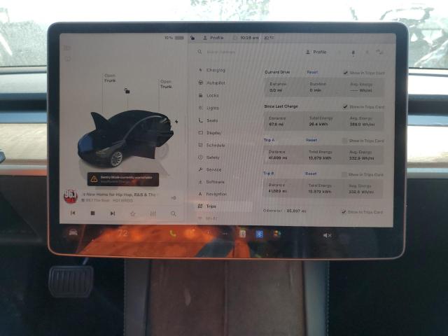 5YJ3E1EA0NF371464 - 2022 TESLA MODEL 3 შავი ფოტო 9