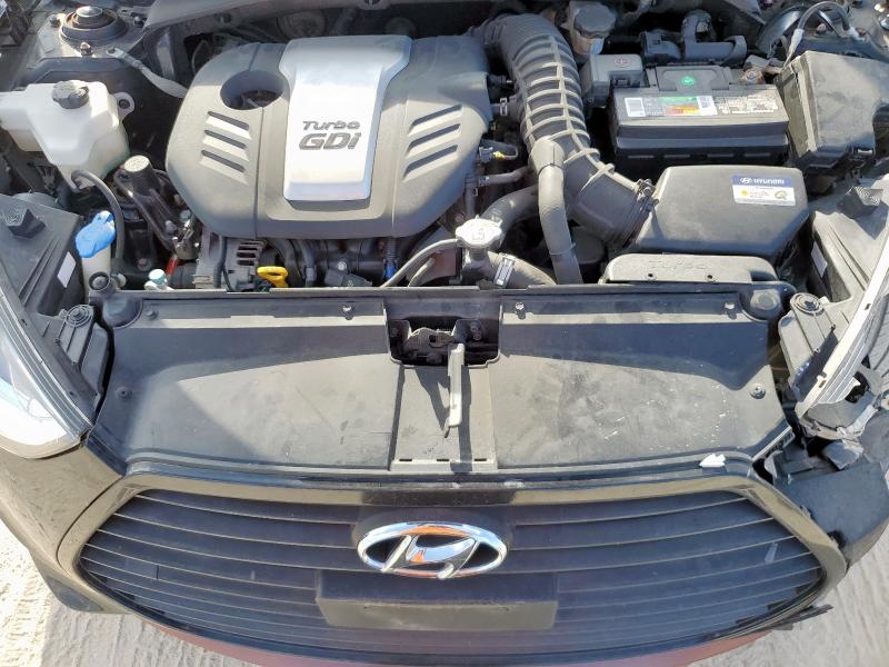 KMHTC6AEXFU236430 - 2015 HYUNDAI VELOSTER TURBO 黑色 照片 11