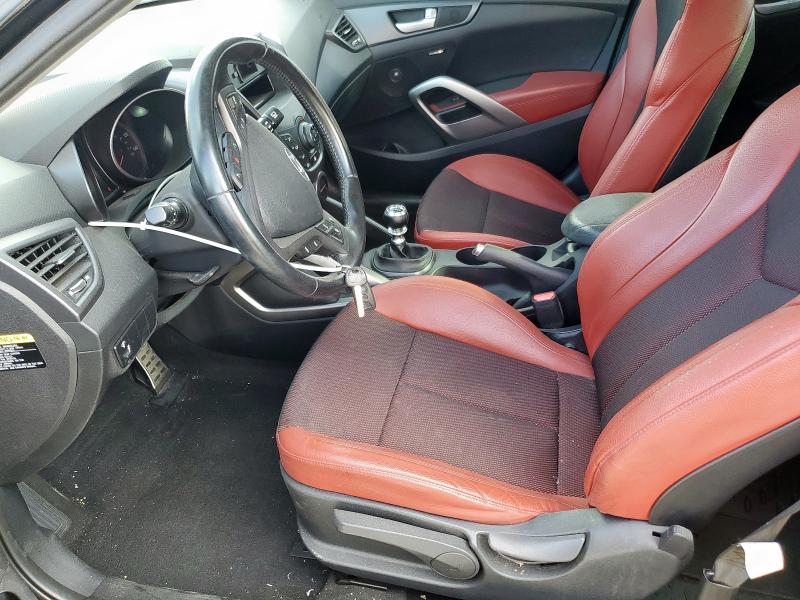 KMHTC6AEXFU236430 - 2015 HYUNDAI VELOSTER TURBO 黑色 照片 7