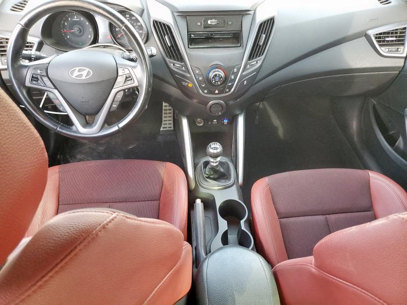 KMHTC6AEXFU236430 - 2015 HYUNDAI VELOSTER TURBO 黑色 照片 8