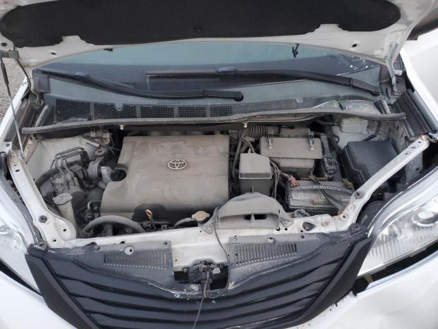 5TDZK3DC7FS687944 - 2015 TOYOTA SIENNA WHITE photo 12