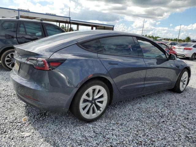 5YJ3E1EA0MF913371 - 2021 TESLA MODEL 3 GRAY photo 3