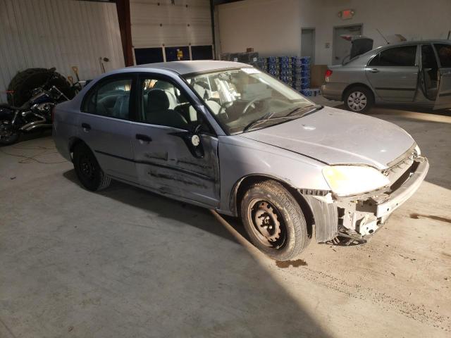 1HGES162X1L014486 - 2001 HONDA CIVIC DX SILVER photo 4