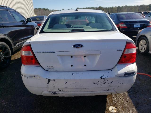 1FAHP24157G153445 - 2007 FORD FIVE HUNDR SEL WHITE photo 6