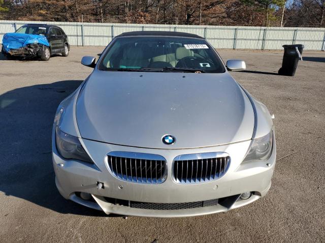 WBAEK13426CN76732 - 2006 BMW 650 I SILVER photo 5