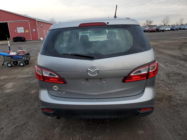 JM1CW2CL7C0126910 - 2012 MAZDA 5 SILVER photo 6