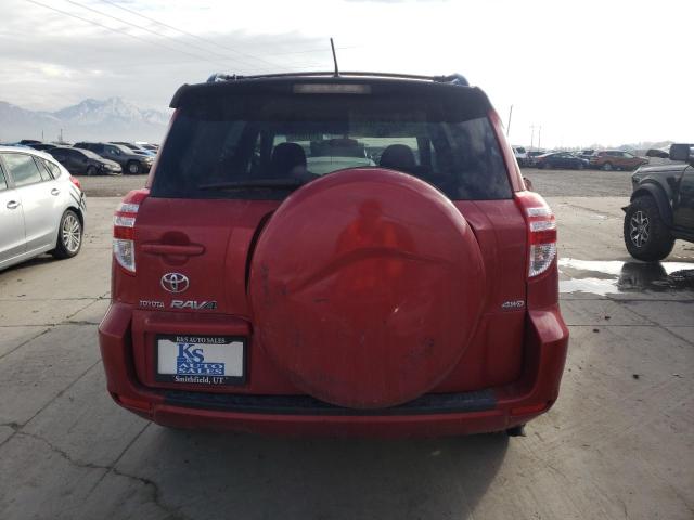 JTMBF4DV7AD027548 - 2010 TOYOTA RAV4 RED photo 6