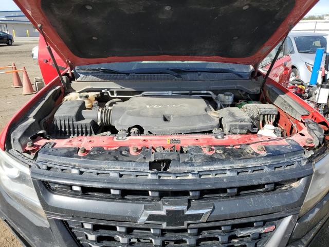 1GCGTEEN2K1183731 - 2019 CHEVROLET COLORADO ZR2 RED photo 11
